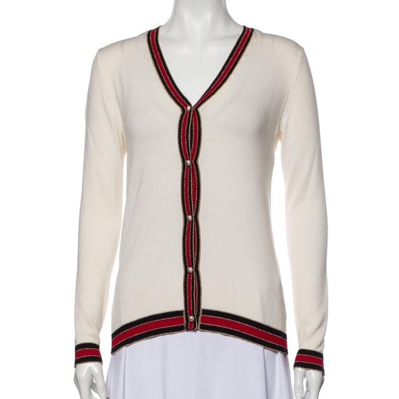 V Neck Cardigan Gucci Cardigan 2021 Gucci Cardigan GG Supreme